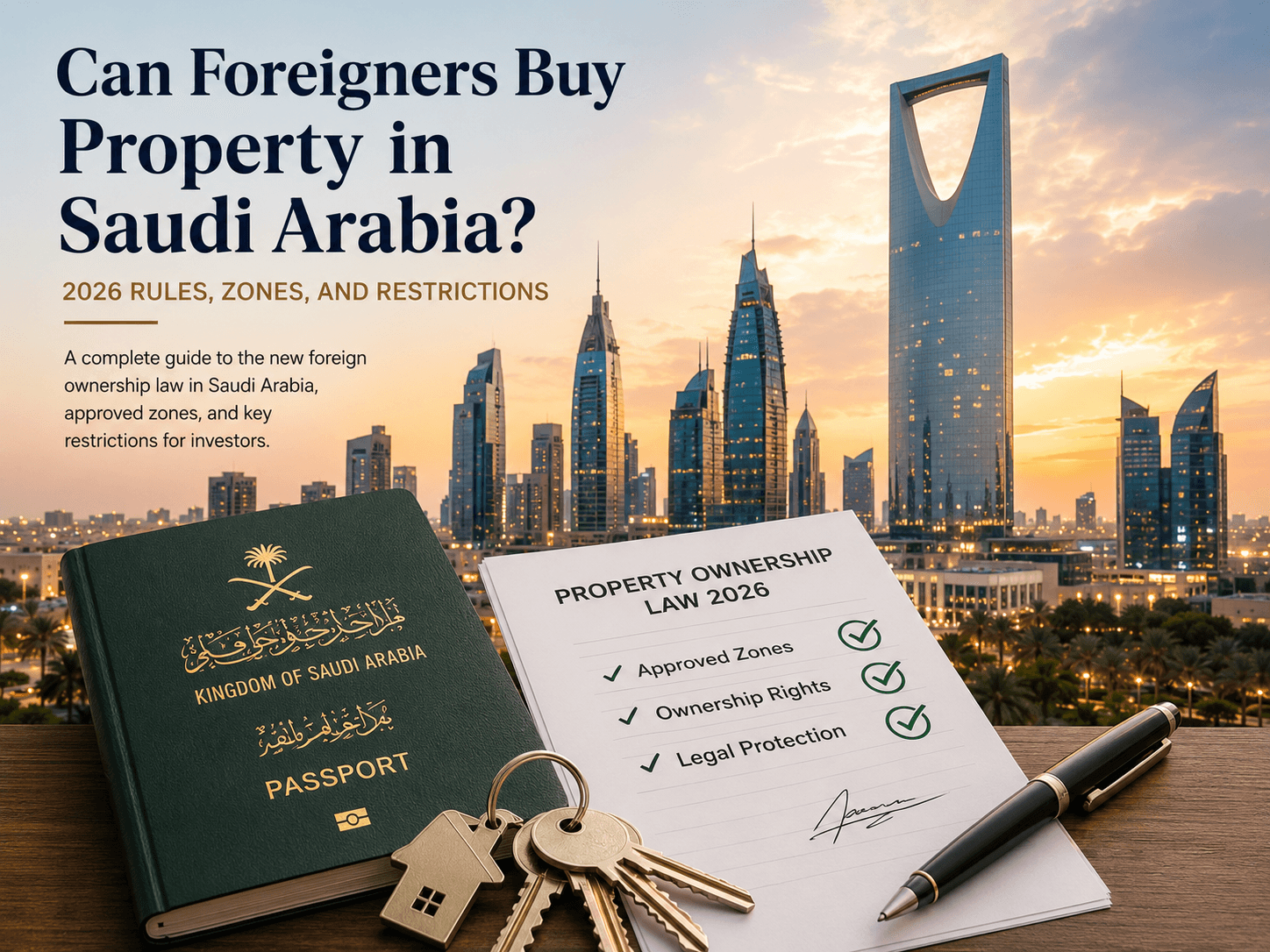 Can Foreigners Buy Property in Saudi Arabia? 2026 Rules, Zones, and Restrictions